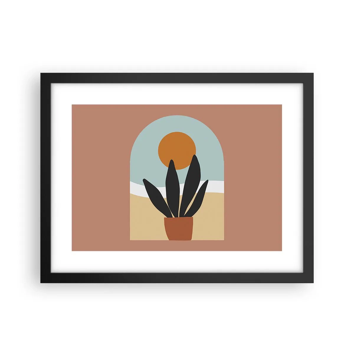Poster in cornice nera - Piccole gioie - 40x30 cm