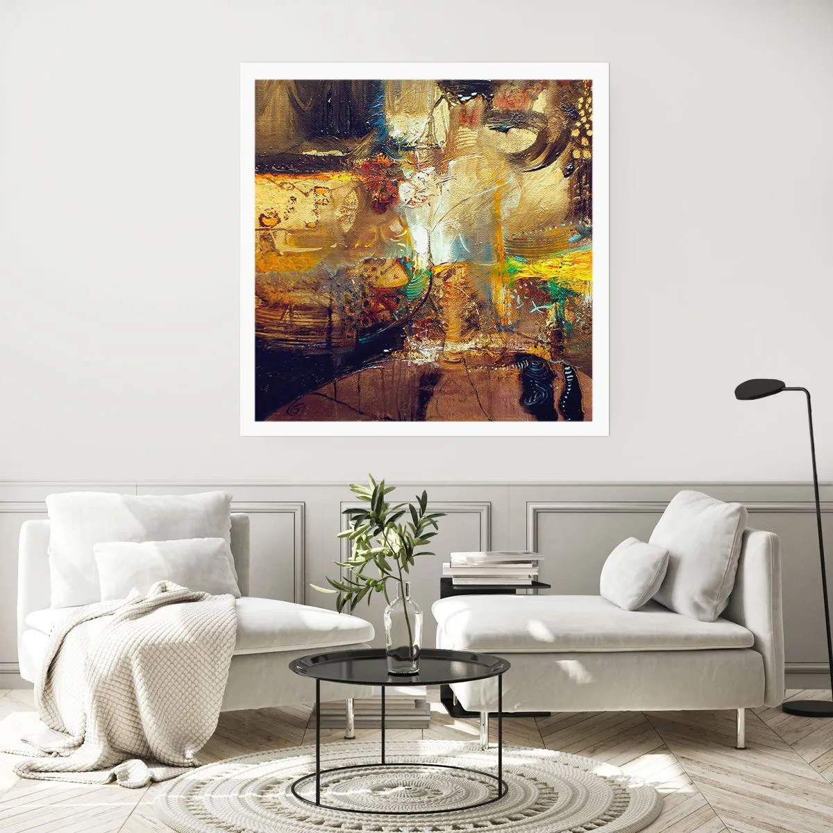 Poster - Freddo, più caldo, bollente - 60x60 cm