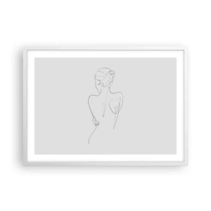 Poster in cornice bianca - La musica del corpo - 70x50 cm