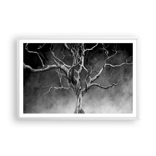 Poster in cornice bianca - Primordiale e sacro - 91x61 cm