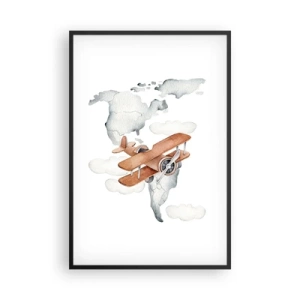 Poster in cornice nera - Nello spirito dei pionieri - 61x91 cm