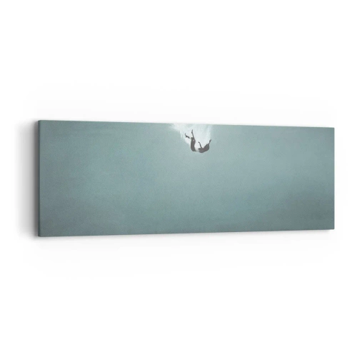 Quadro su tela - Stampe su Tela - Nell'abbraccio dell'oceano - 90x30 cm