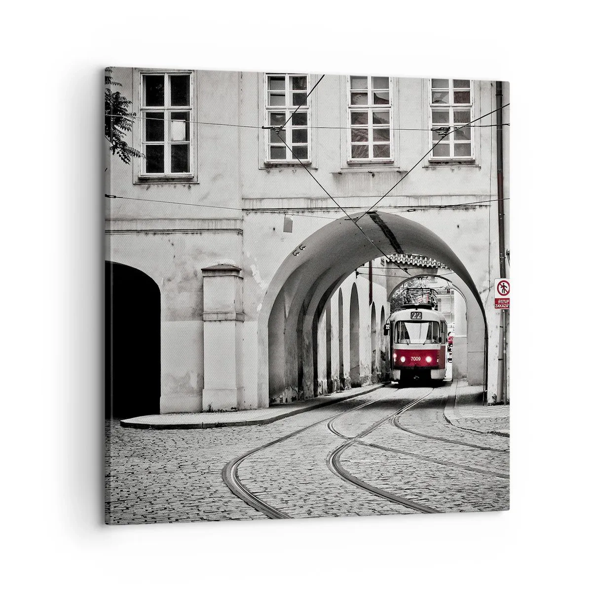 Quadro su tela - Stampe su Tela - Attraverso il labirinto cittadino - 60x60 cm