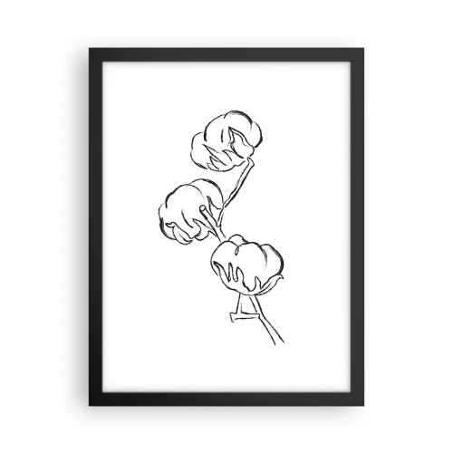 Poster in cornice nera - Piumino di cotone - 30x40 cm