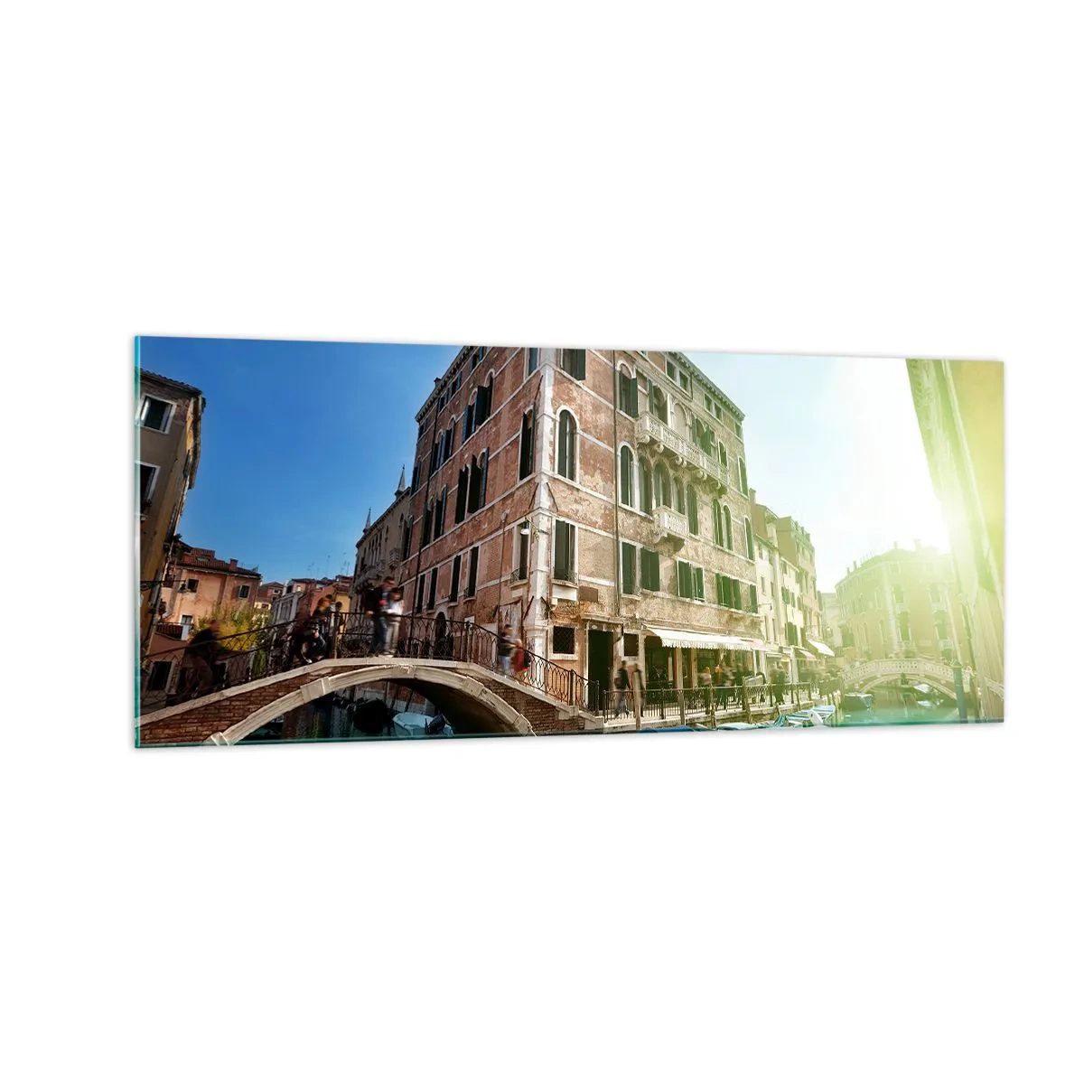 Quadro su vetro - Venezia, Amore Mio - 100x40 cm