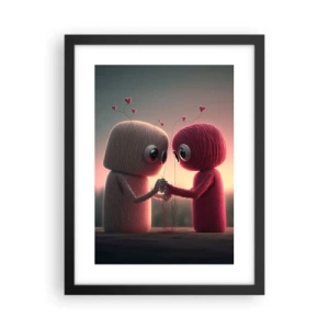 Poster in cornice nera - Ognuno ha diritto ad amare - 30x40 cm