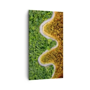 Quadro su tela - Stampe su Tela - Confine e separazione - 55x100 cm