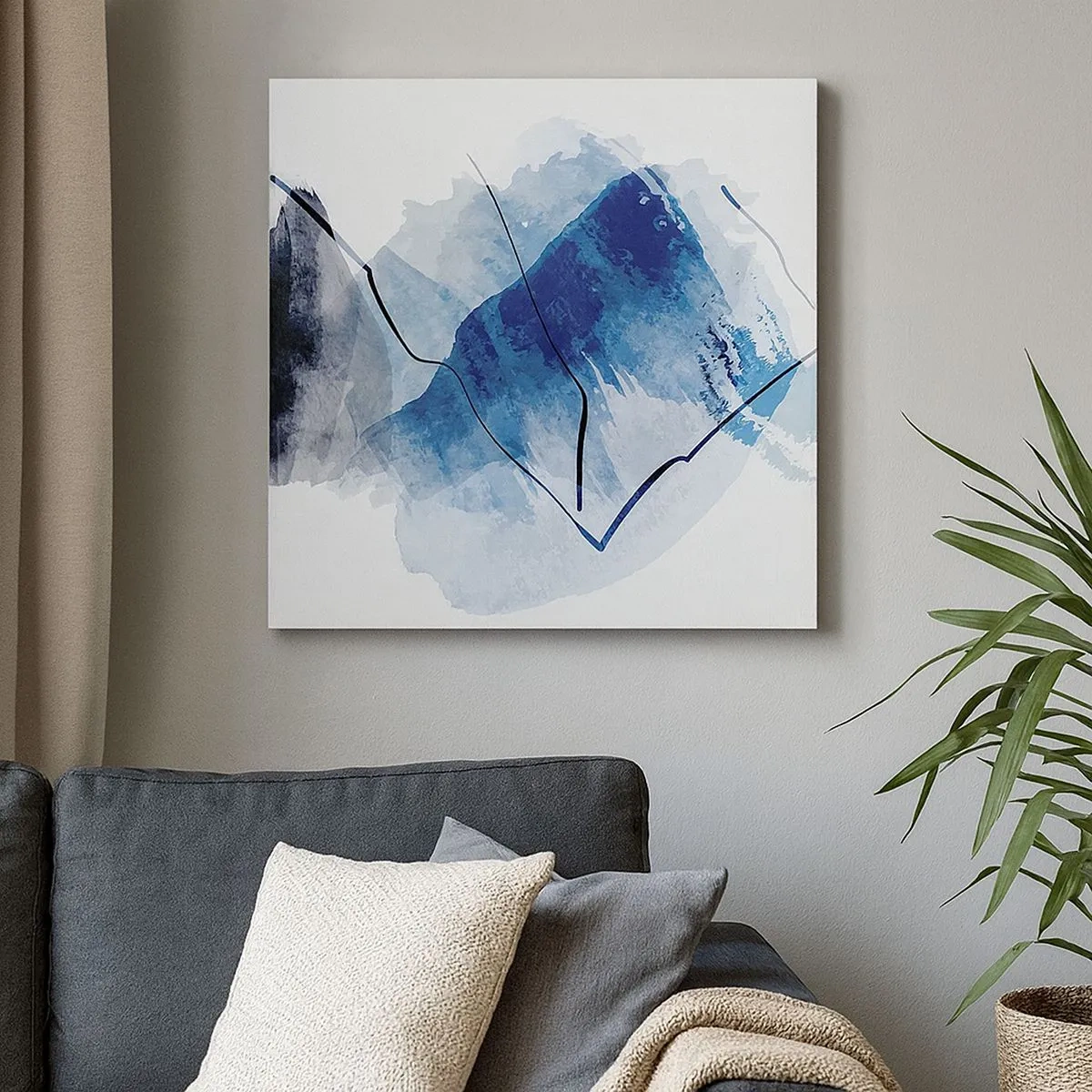 Quadro su tela - Stampe su Tela - Monte di ghiaccio - 30x30 cm