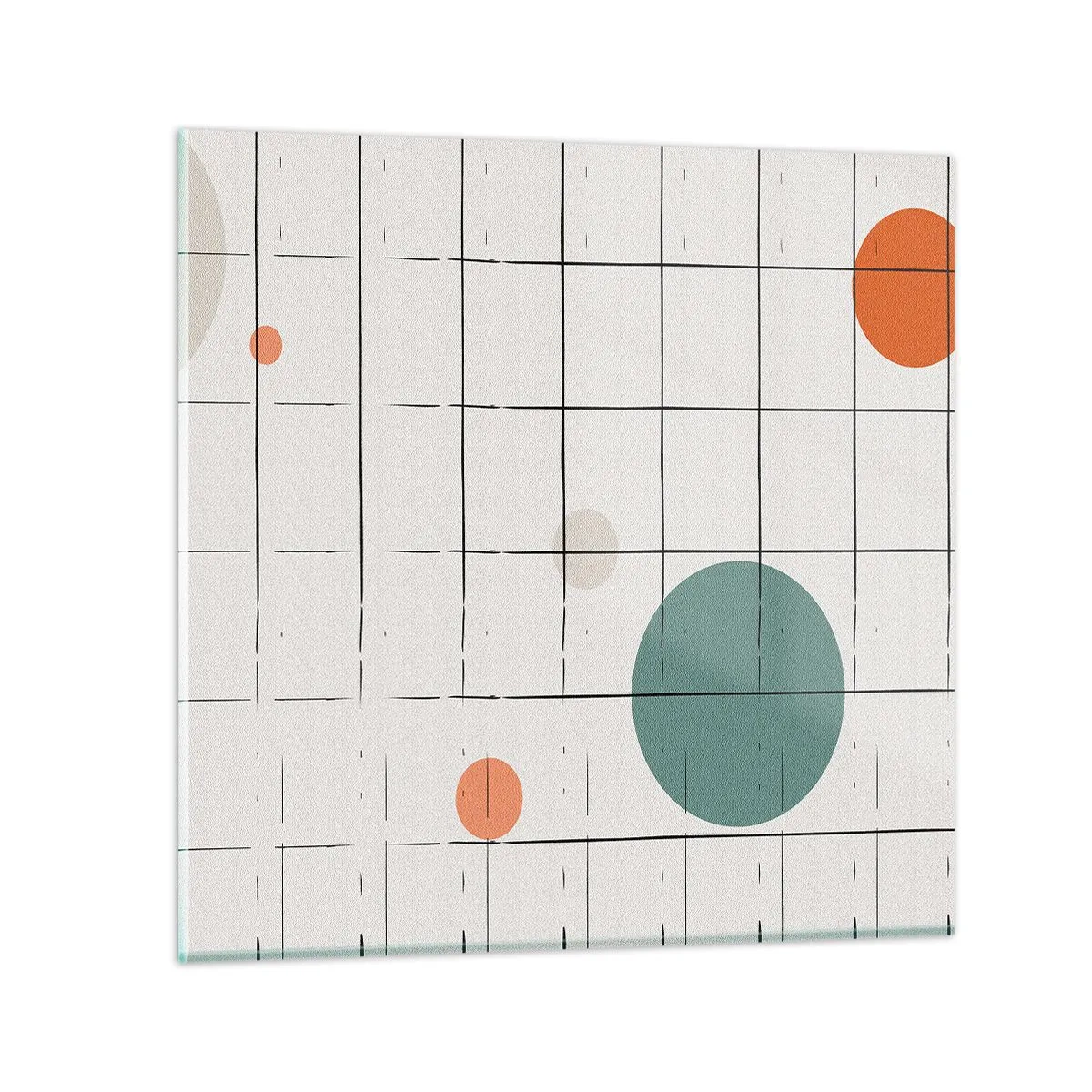 Quadro su vetro - Prigionieri. Noi o loro? - 70x70 cm