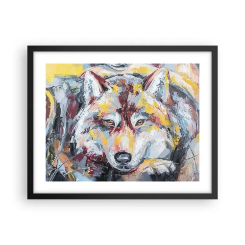 Poster in cornice nera - Pace tra i suoi - 50x40 cm