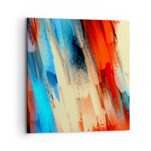 Quadro su tela - Stampe su Tela - Cascata di colori - 70x70 cm