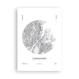 Poster - Anatomia di Copenaghen - 70x100 cm