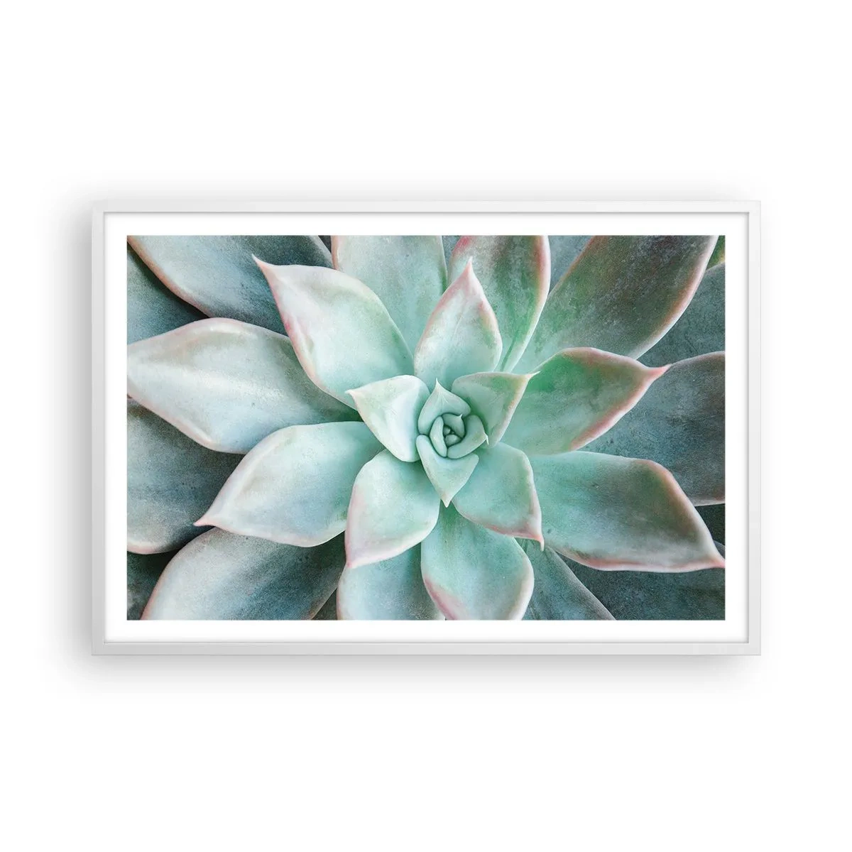 Poster in cornice bianca - Il cuore del deserto - 91x61 cm