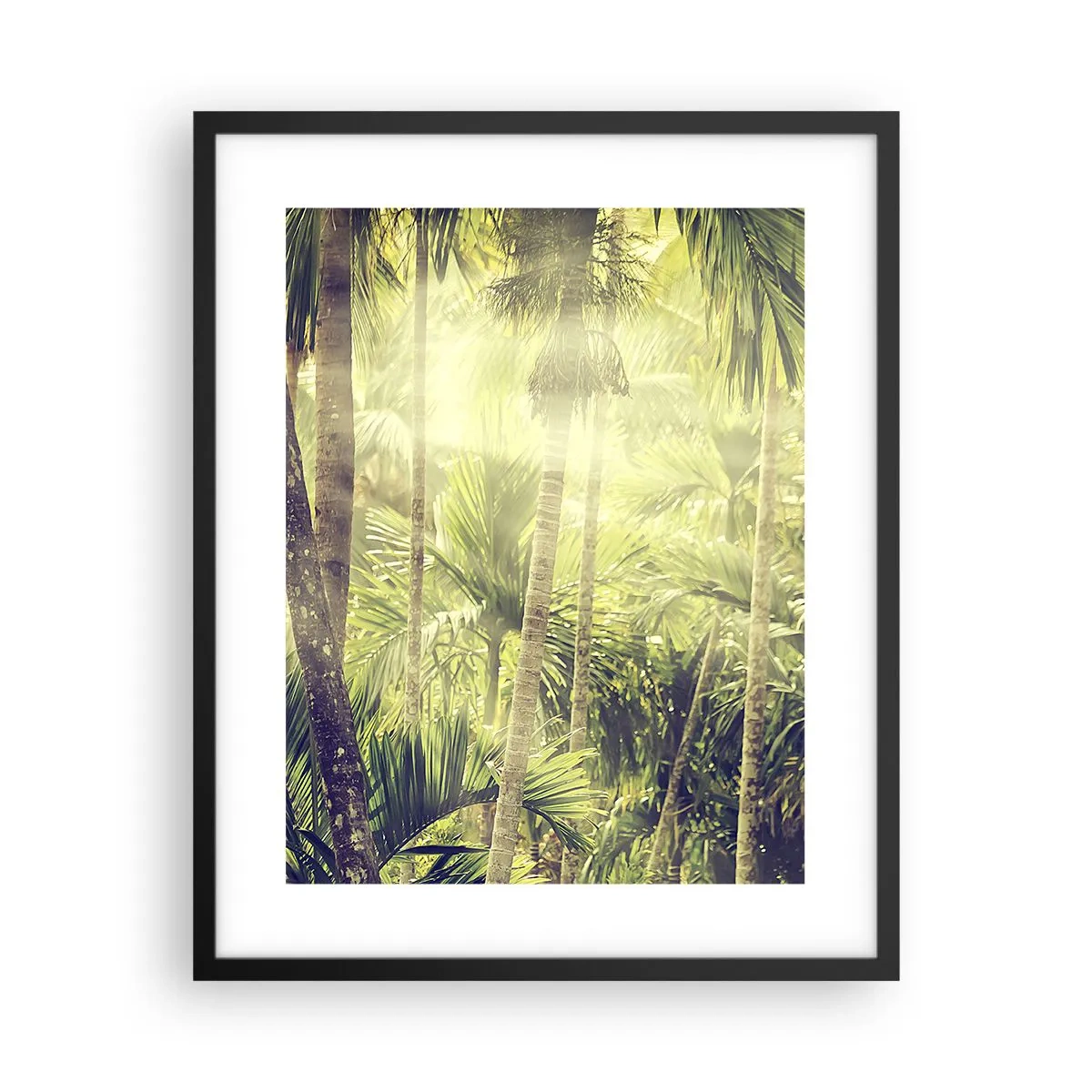 Poster in cornice nera - Nell'afa verde - 40x50 cm