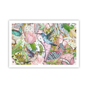 Poster - Intrecciate nei rami - 91x61 cm