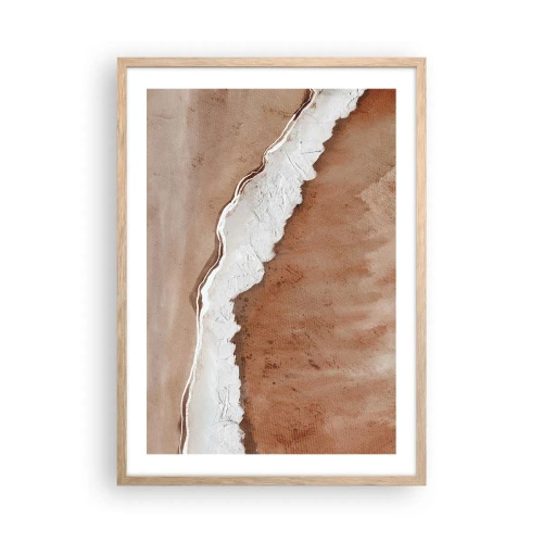 Poster in cornice rovere chiaro - Nei colori della terra - 50x70 cm