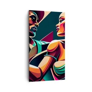 Quadro su tela - Stampe su Tela - Al ritmo del cuore - 45x80 cm