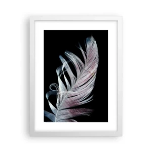 Poster in cornice bianca - Pensa al tocco - 30x40 cm