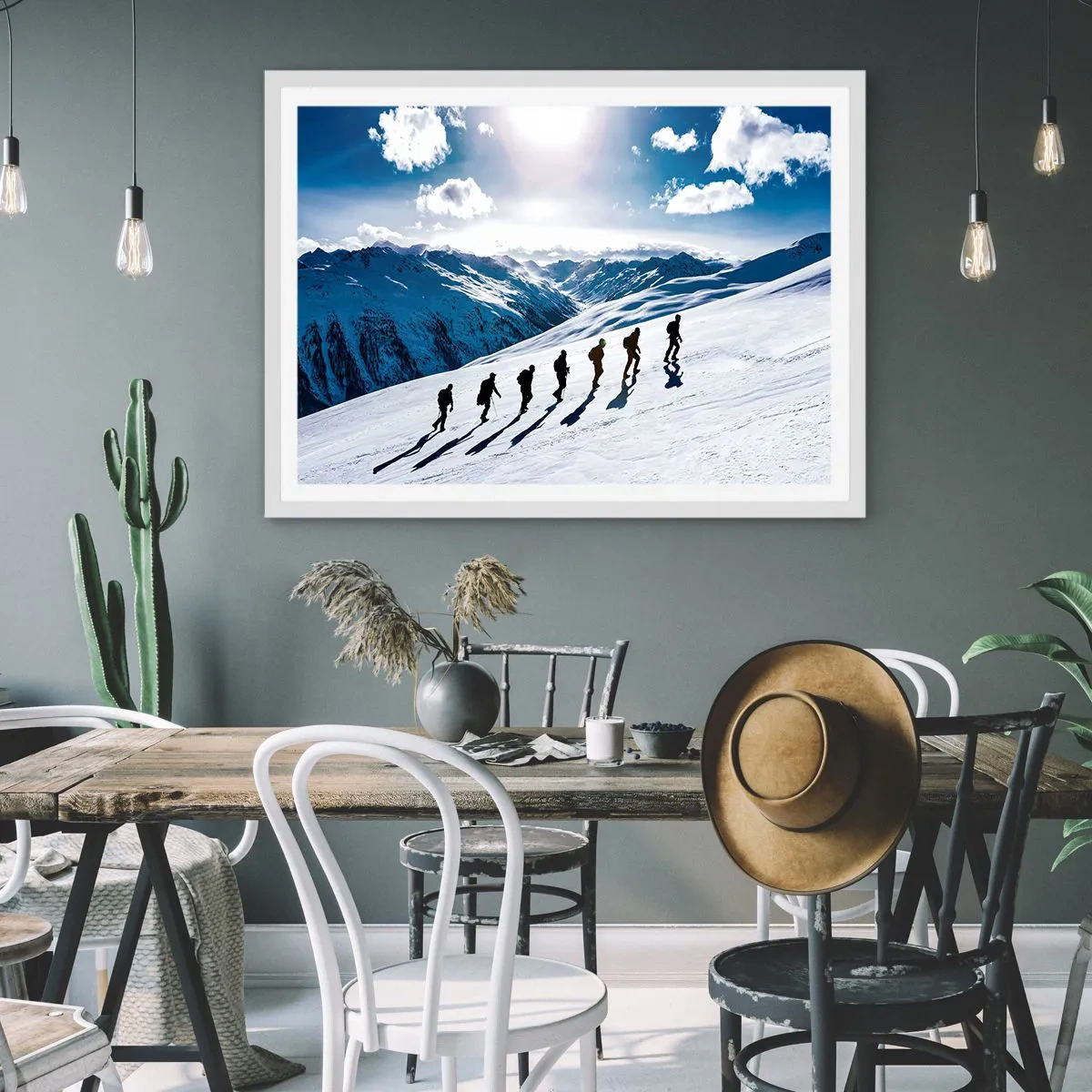 Poster in cornice bianca - La squadra dei conquistatori - 91x61 cm