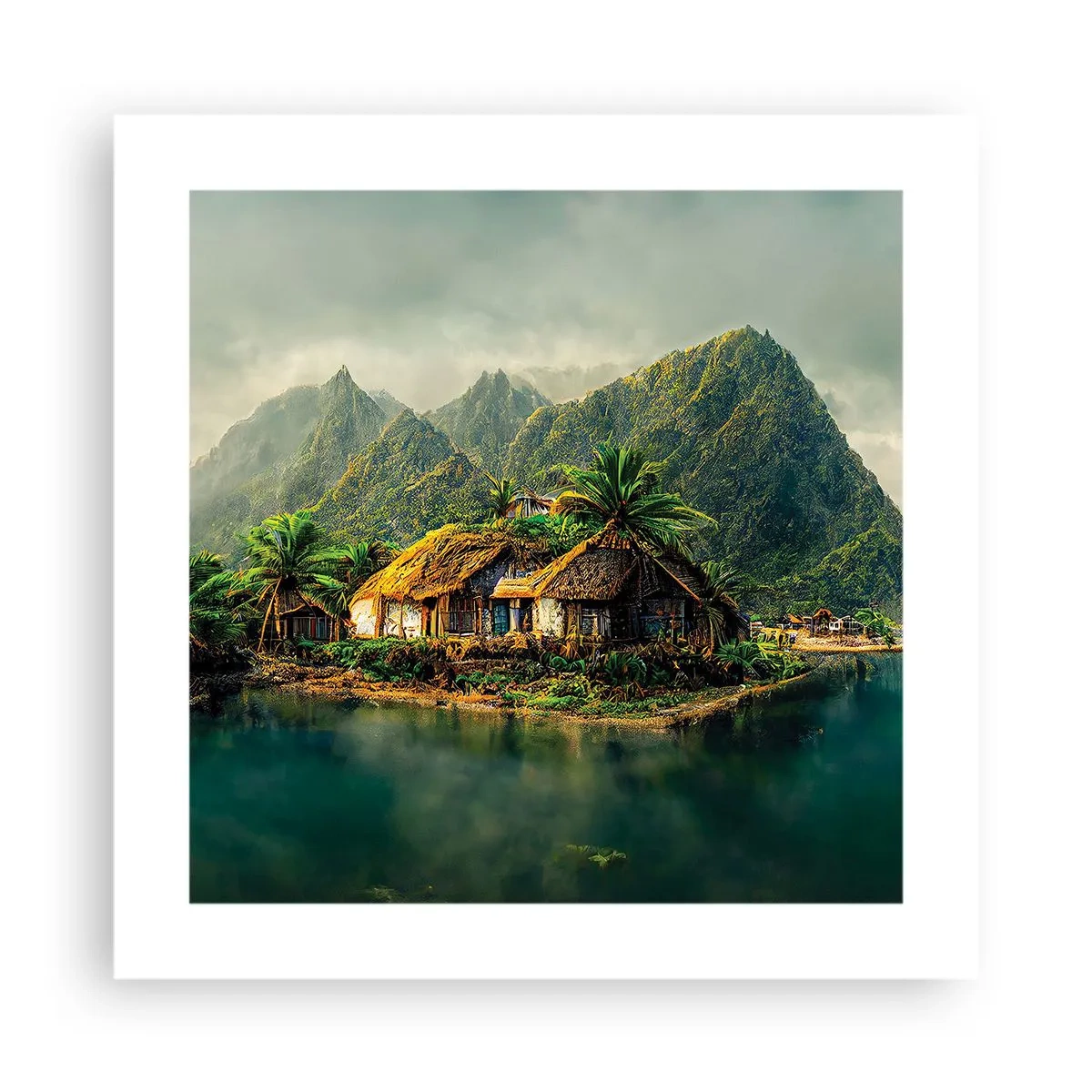 Poster - Paradiso tropicale - 40x40 cm