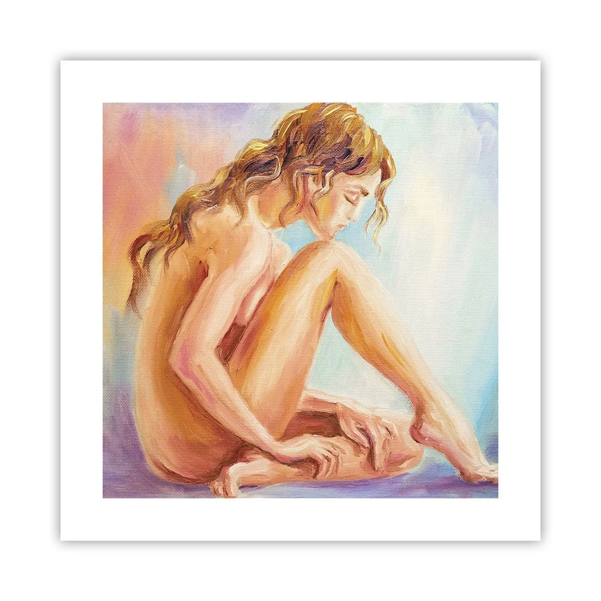 Poster - Nudo di giovane - 40x40 cm