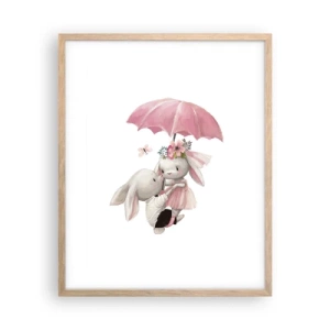 Poster in cornice rovere chiaro - Questo è proprio amore - 40x50 cm