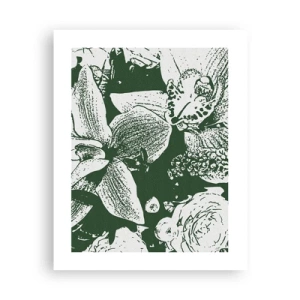 Poster - Bouquet: il mondo del verde - 40x50 cm