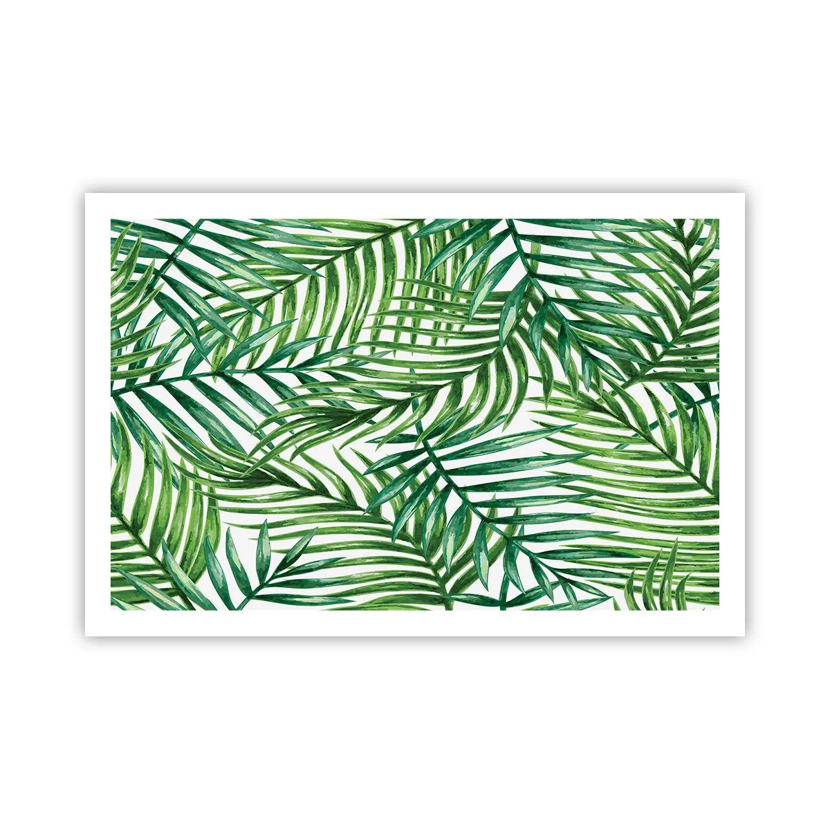 Poster - Sotto un baldacchino verde - 91x61 cm
