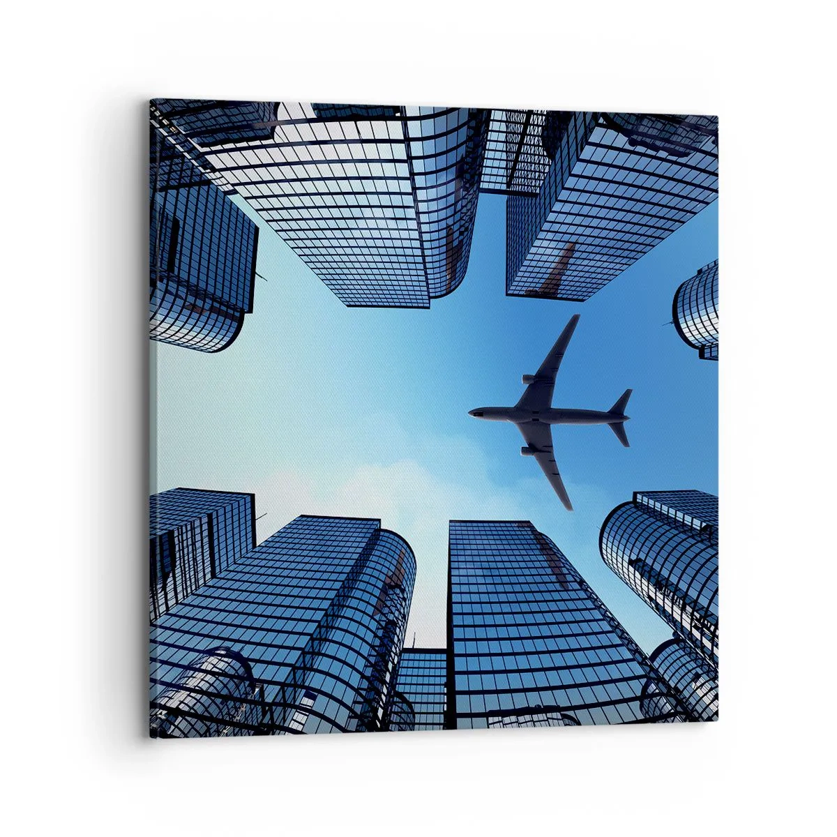 Quadro su tela - Stampe su Tela - Panorama dal canyon di vetro - 70x70 cm