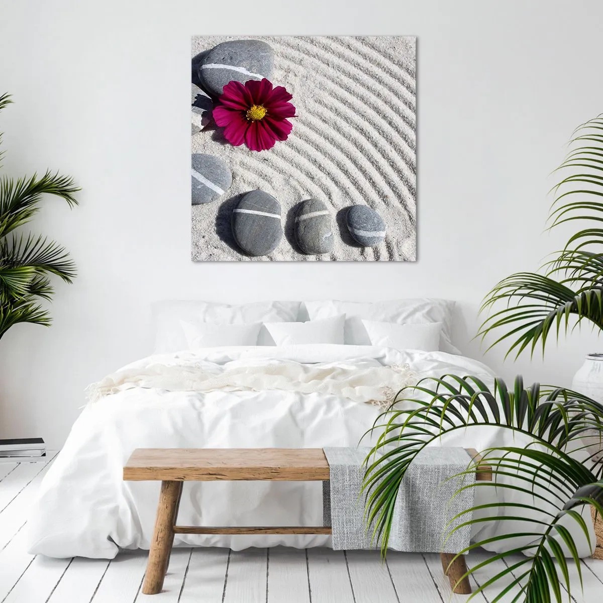 Quadro su tela - Stampe su Tela - Energia e pace nel cerchio magico della natura - 70x70 cm