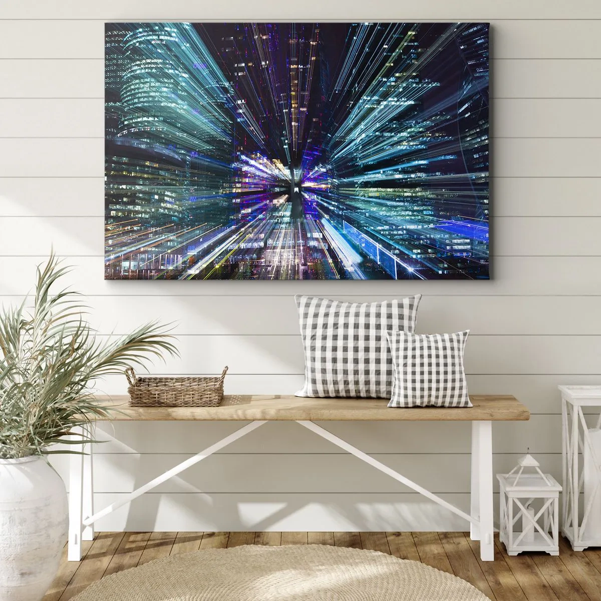 Quadro su tela - Stampe su Tela - Passaggio nell'iperspazio - 70x50 cm