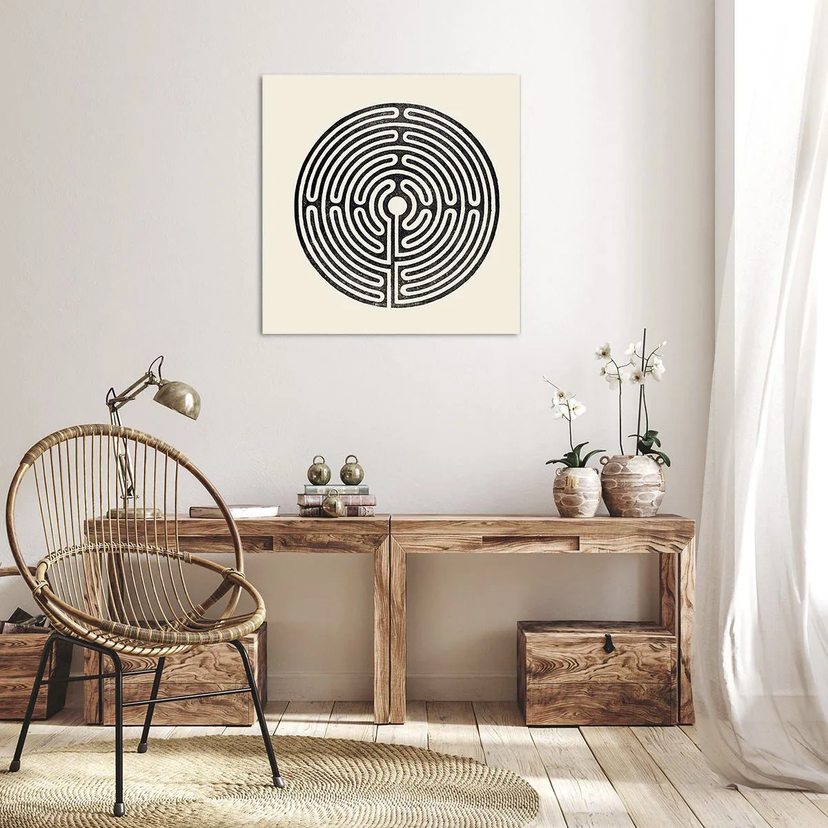 Quadro su tela - Stampe su Tela - Ordine misterioso - 50x50 cm