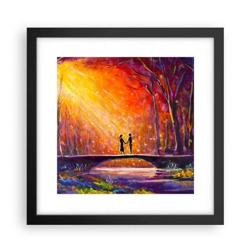 Poster in cornice nera - Anche il cielo li ama - 30x30 cm