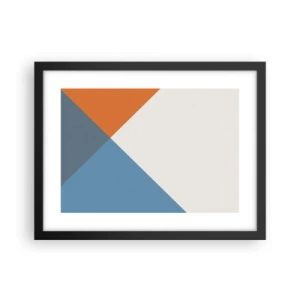 Poster in cornice nera - Ad angolo... - 40x30 cm