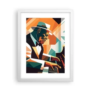 Poster in cornice bianca - Tutto il jazz - 30x40 cm