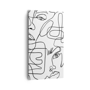 Quadro su tela - Stampe su Tela - Emozioni intrecciate - 45x80 cm