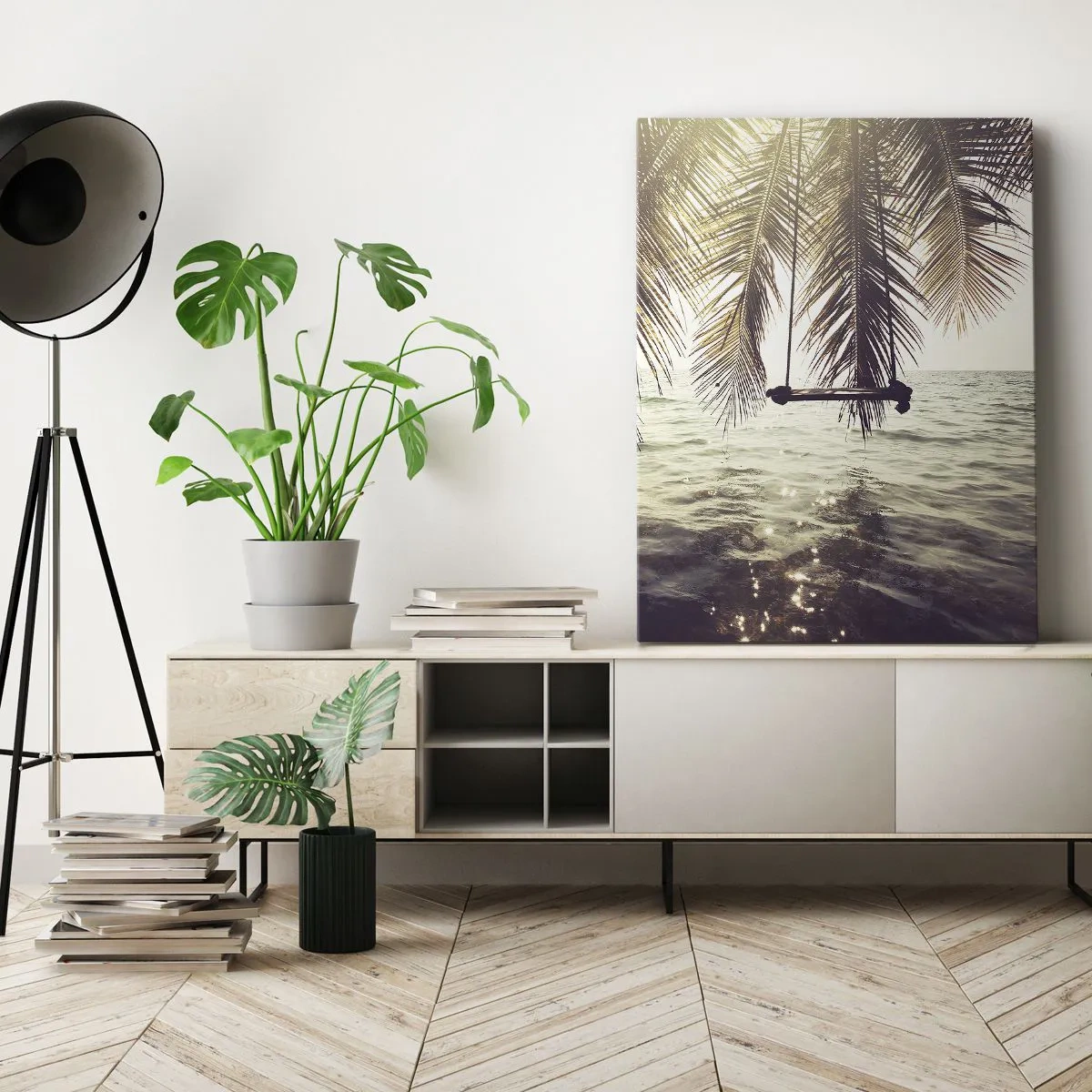 Quadro su tela - Stampe su Tela - Si può dondolare tra le nuvole a volontà - 45x80 cm