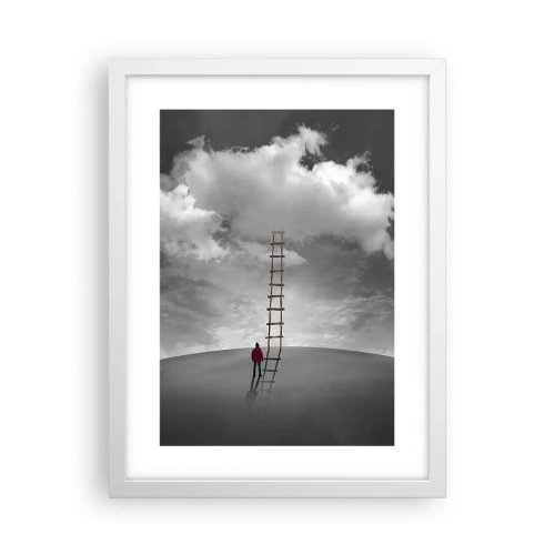 Poster in cornice bianca - Tutto è possibile - 30x40 cm