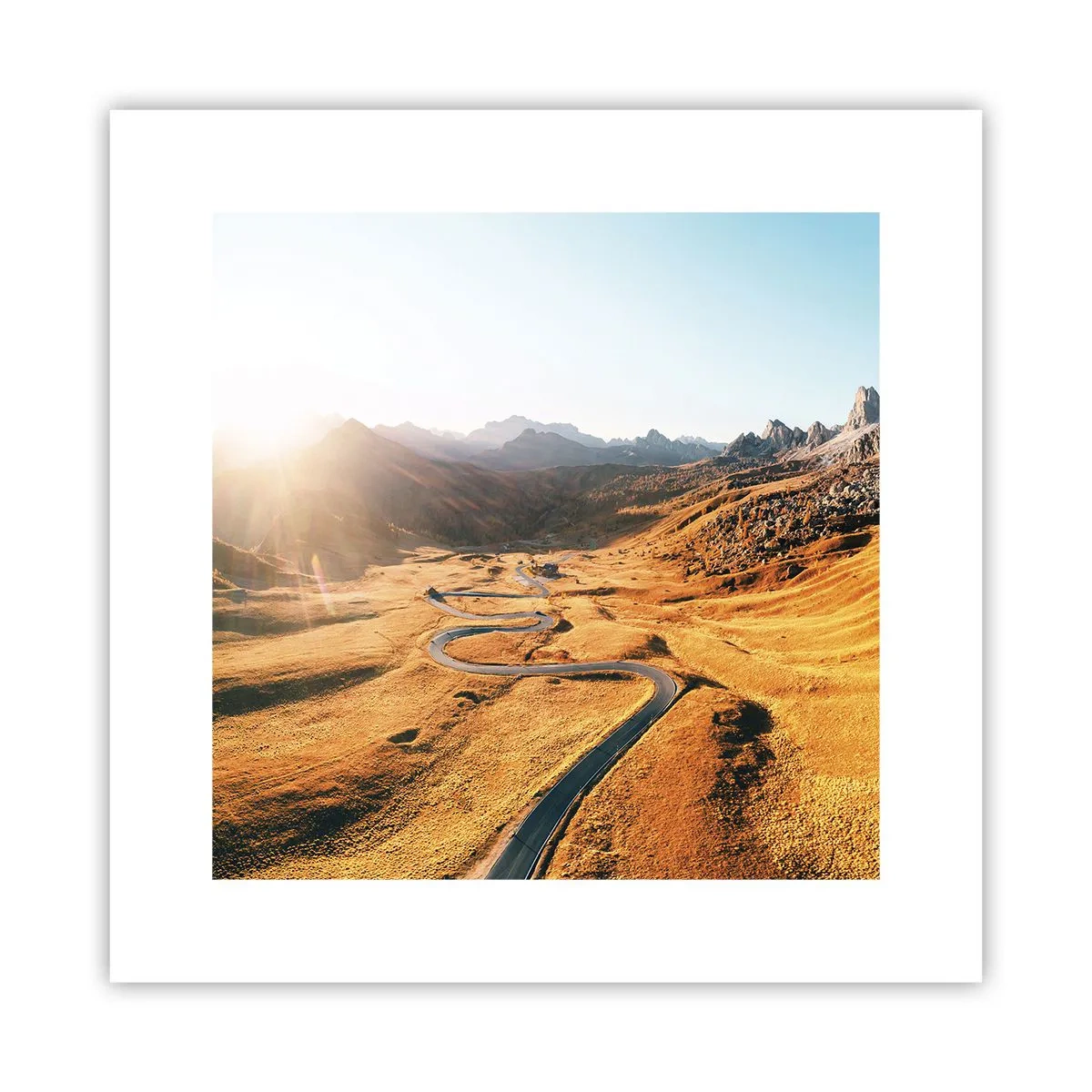 Poster - Nella valle dorata - 30x30 cm