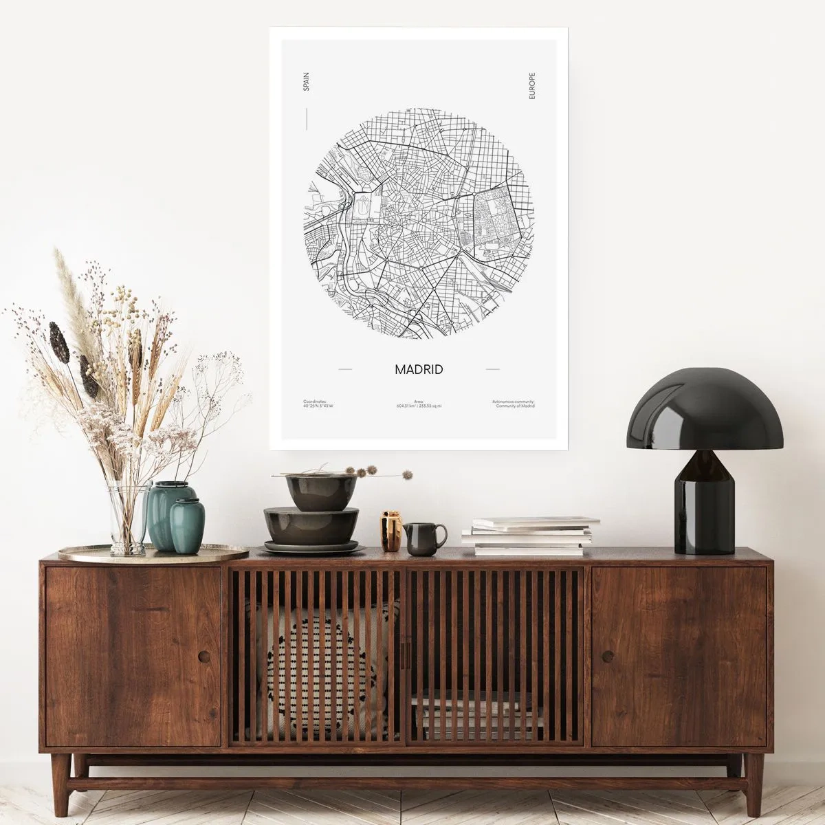 Poster - Anatomia di Madrid - 40x50 cm