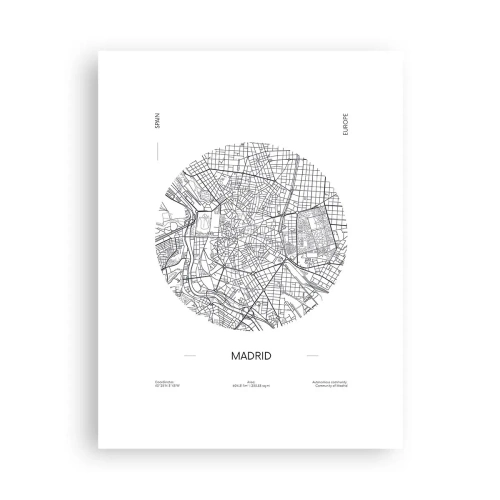 Poster - Anatomia di Madrid - 30x40 cm