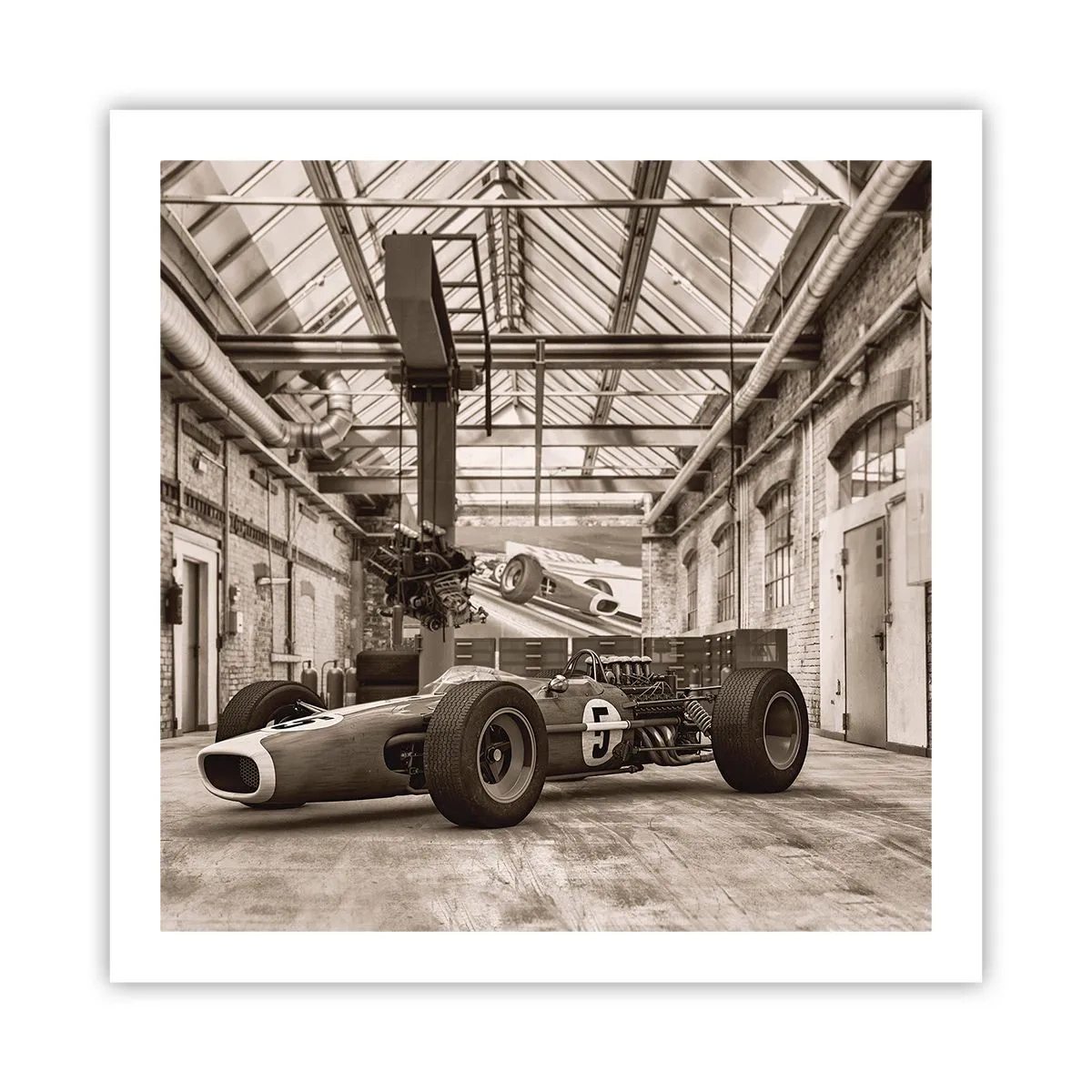 Poster - Il riposo del vincitore - 60x60 cm