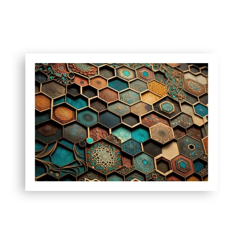 Poster - Decorazioni arabe: variazione - 70x50 cm