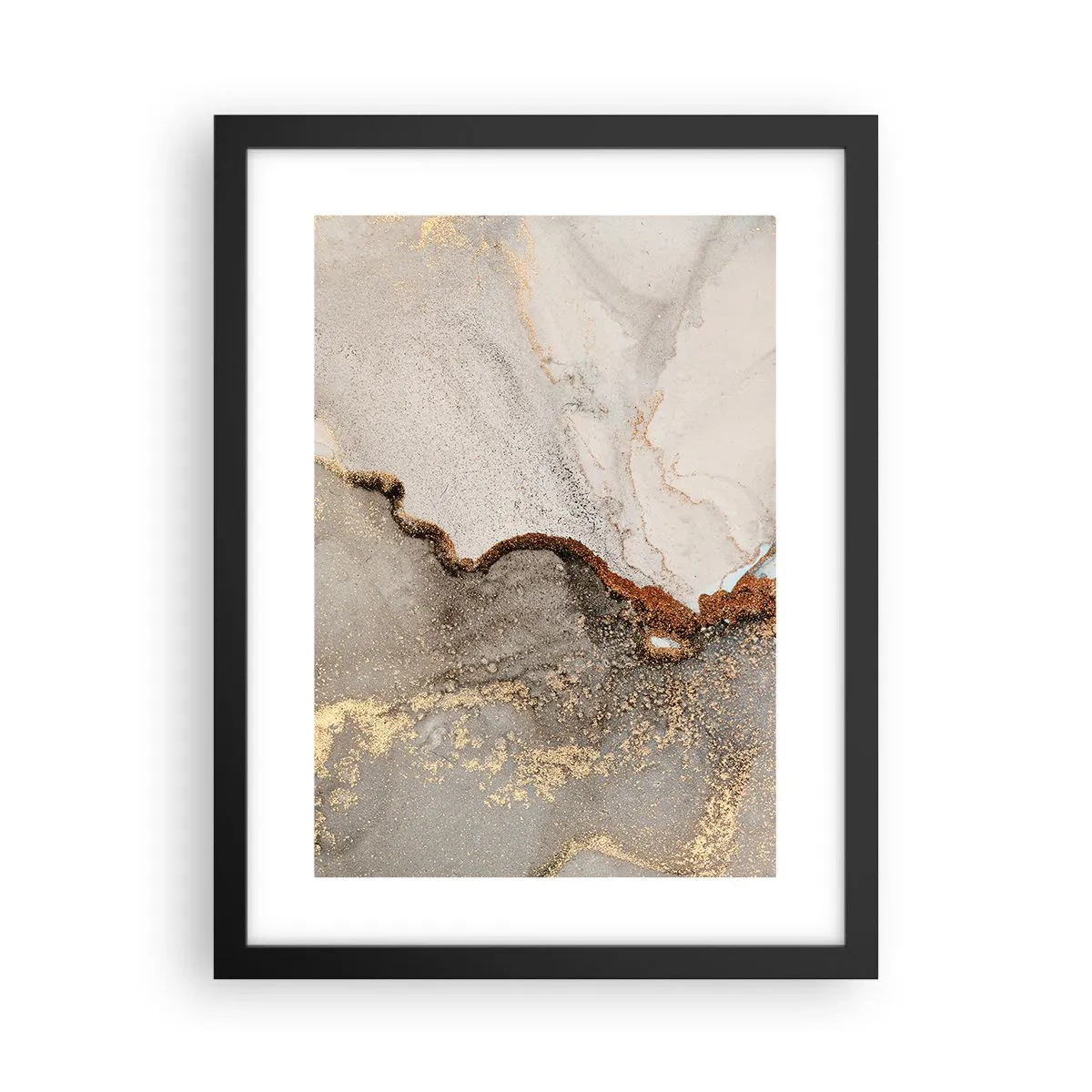 Poster in cornice nera - Ai confini del colore - 30x40 cm