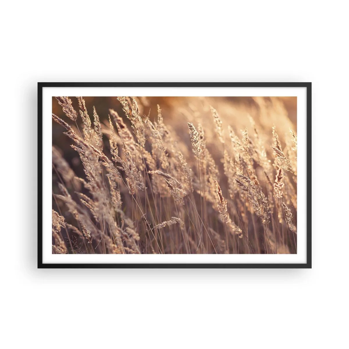 Poster in cornice nera - Pronti a salutare l'autunno - 91x61 cm