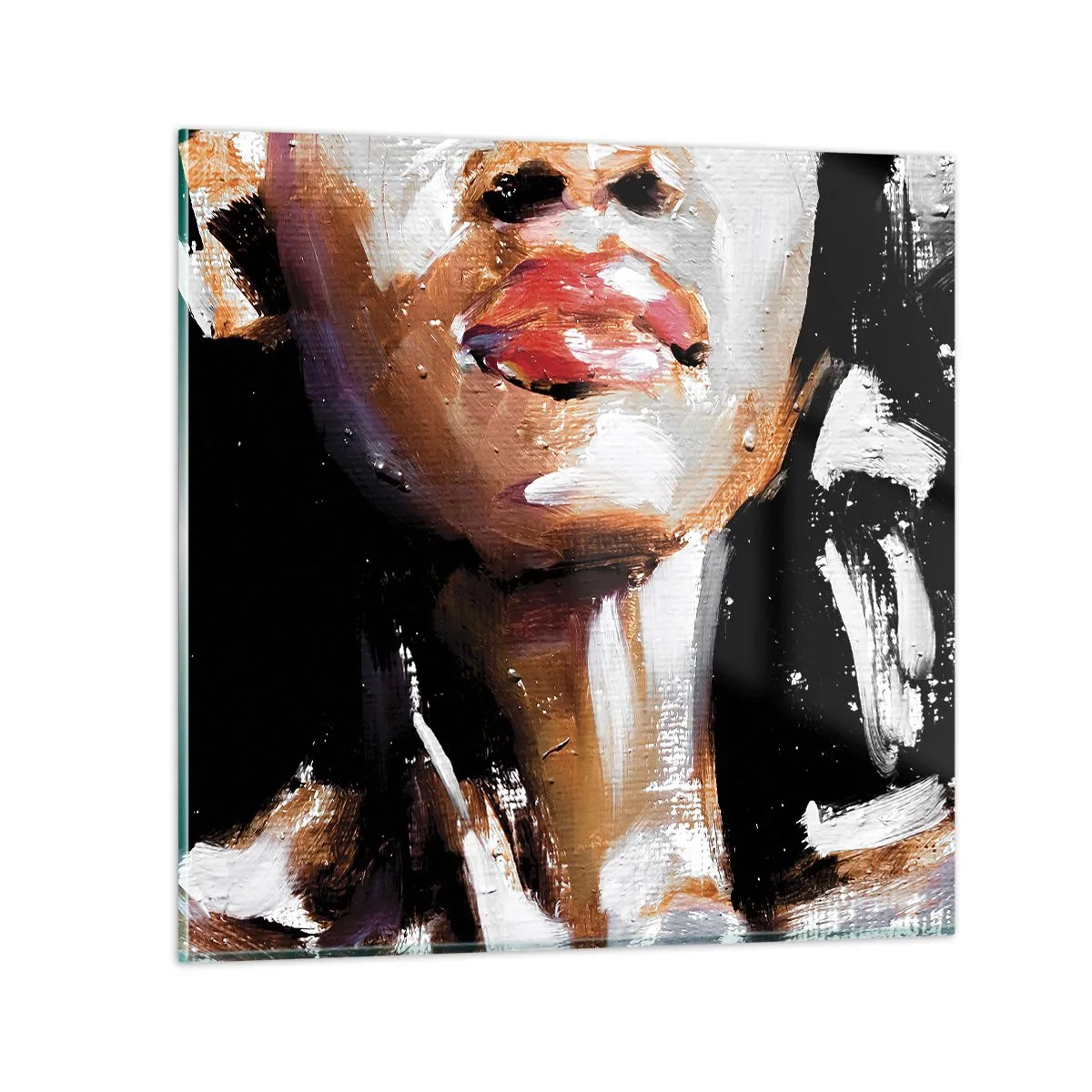 Quadro su vetro - Orgoglio senza pregiudizio - 30x30 cm