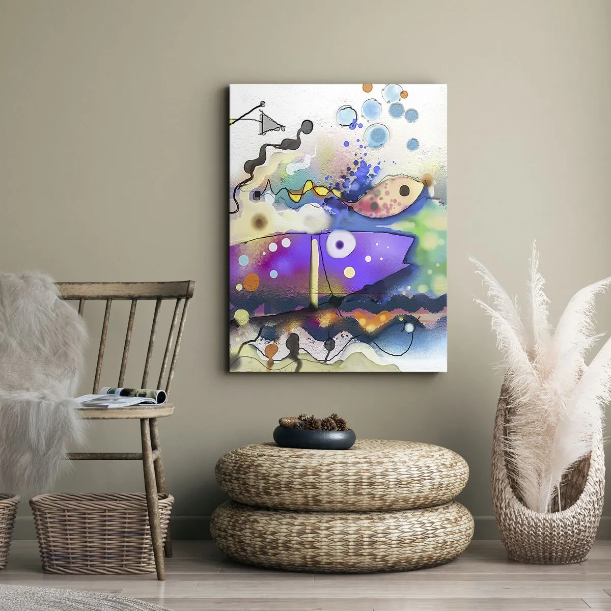 Quadro su tela - Stampe su Tela - Senza parole! - 45x80 cm