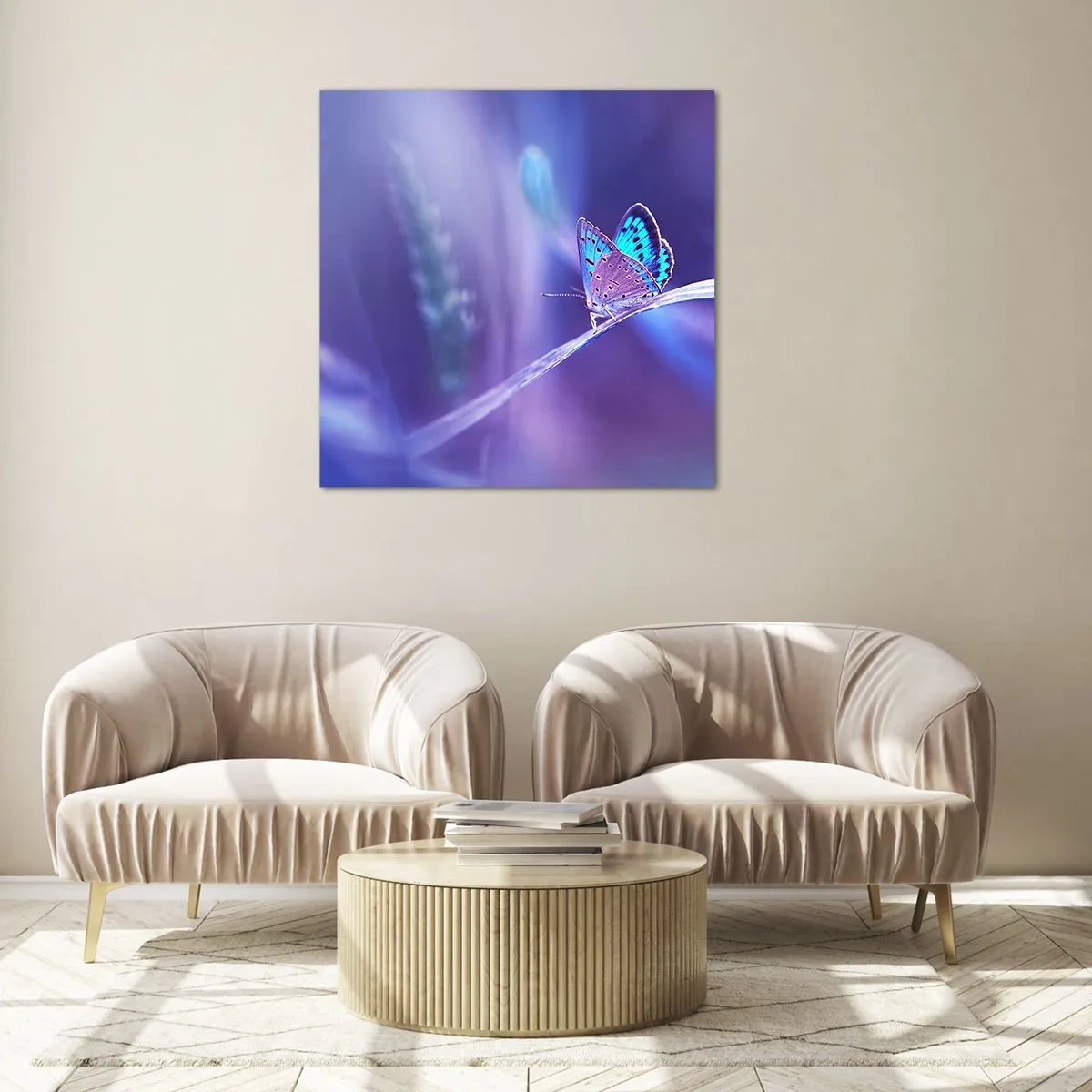 Quadro su vetro - Gioielli della natura - 70x70 cm