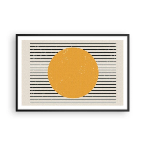 Poster in cornice nera - La forza della semplicità - 91x61 cm