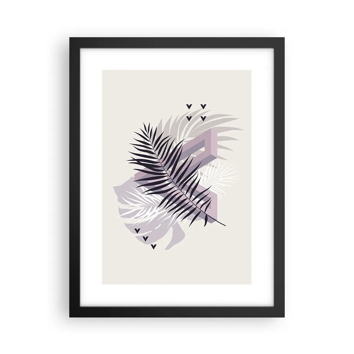 Poster in cornice nera - L'ombra dell'ombra - 30x40 cm